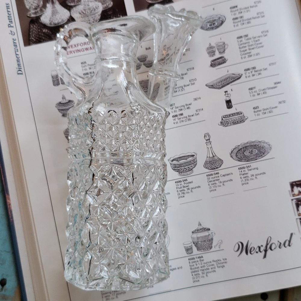 Vtg salad dressing bottle Wexford